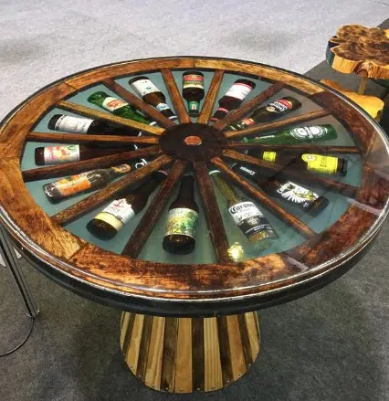 mesa de resina epoxi