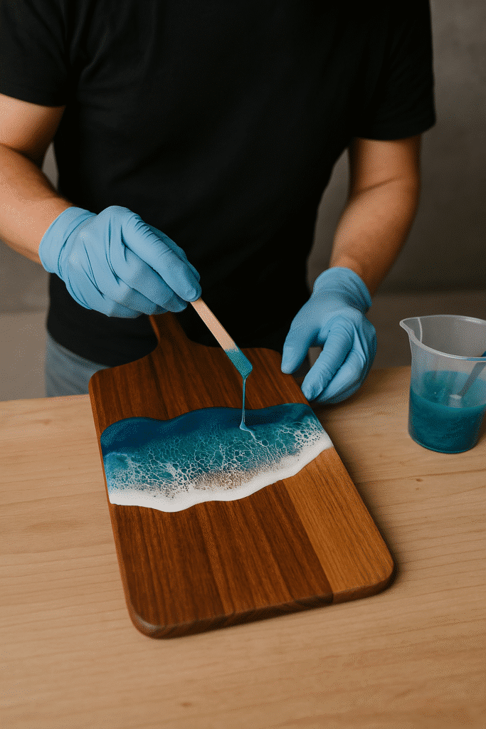 Resina epóxi como produto de artesanato