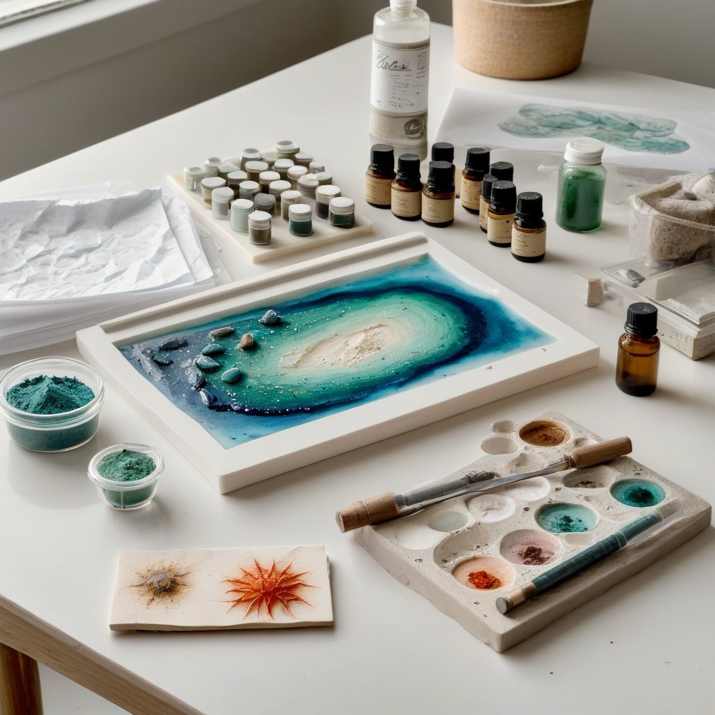 Sea-Themed Resin Art