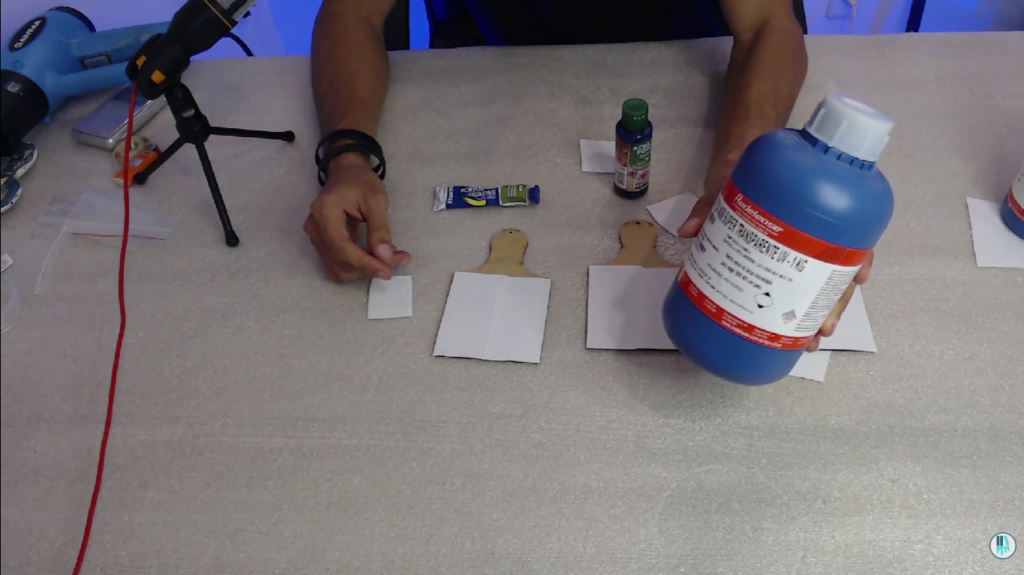 Colorir resina com Acrilex