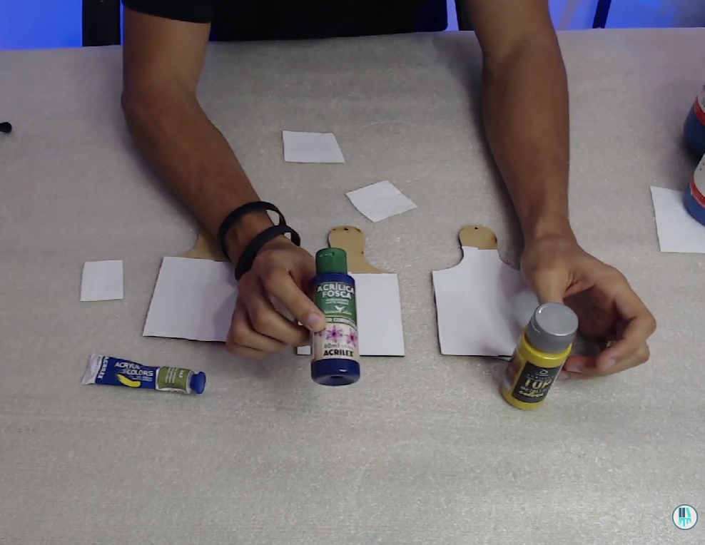 Colorir resina com Acrilex