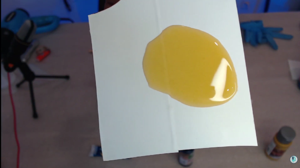 Colorir resina com Acrilex