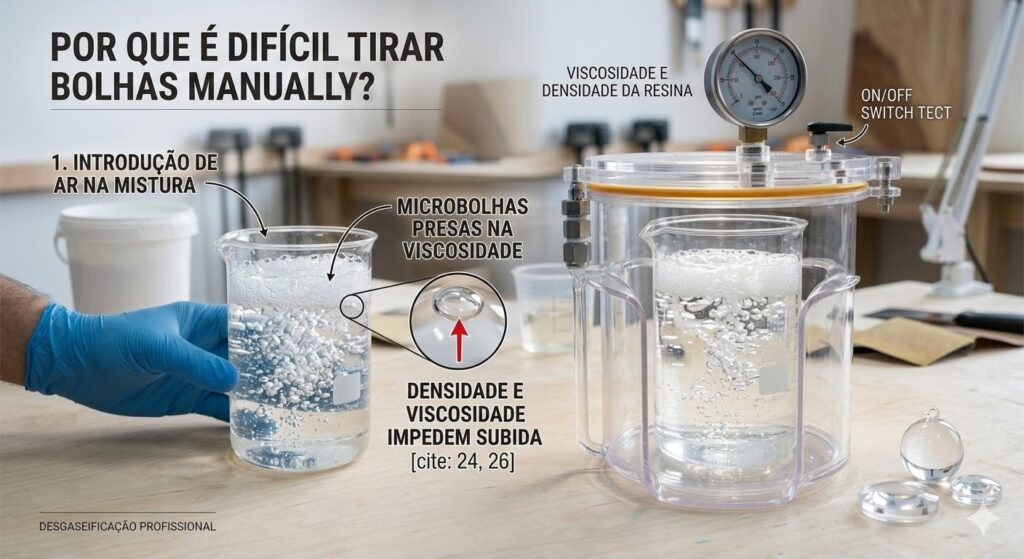 Como tirar bolhas da resina
