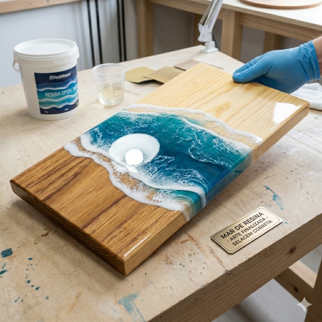 Selagem de Madeira para Arte Marinha