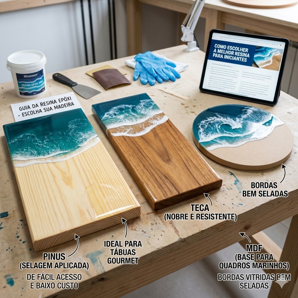 Selagem de Madeira para Arte Marinha